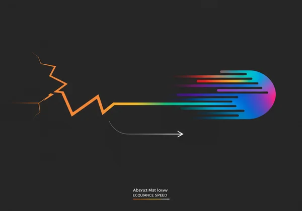 Abstract: smooth line representing accuracy becoming fast speed.