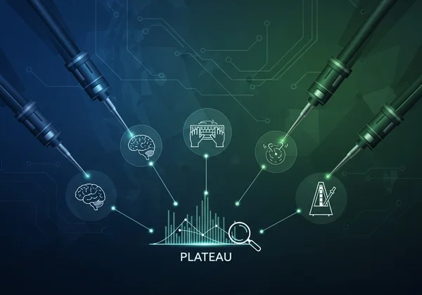 Diagnostic tools identifying common causes of typing speed plateaus
